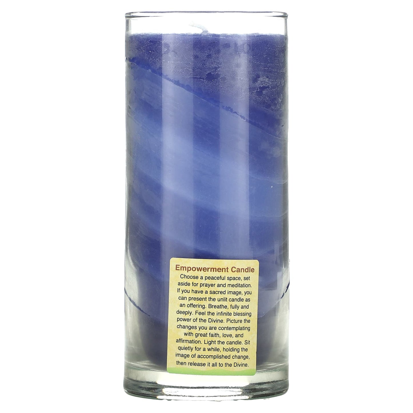 Abundance & Prosperity, Indigo Chakra Energy Candle by Aloha Bay - Image 2