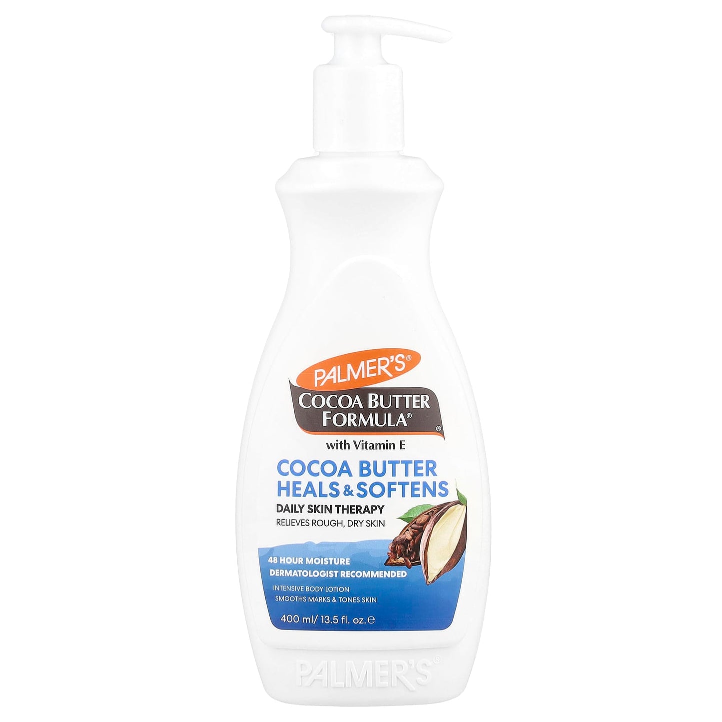 Palmer's, Cocoa Butter Formula® with Vitamin E, Heals & Softens Daily Skin Therapy, 13.5 fl oz (400 ml) - Image 1
