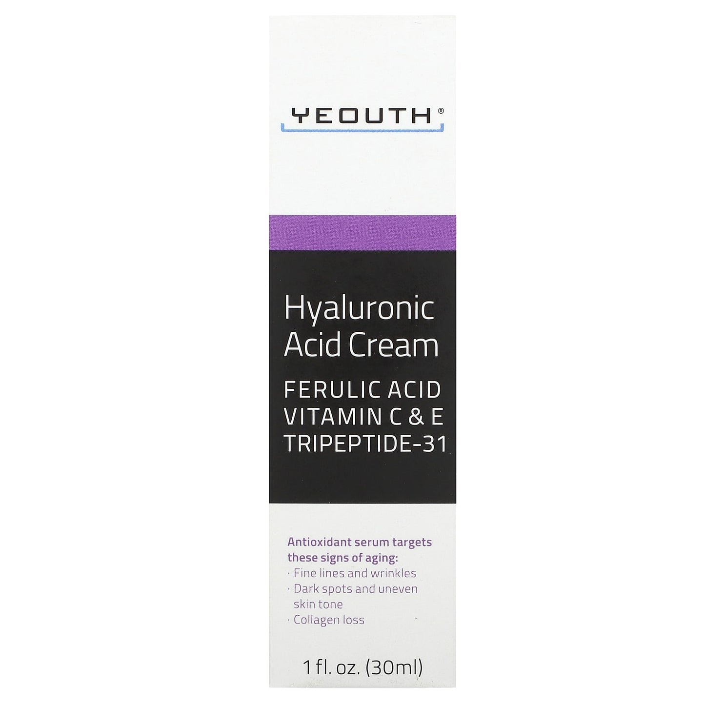 YEOUTH, Hyaluronic Acid Cream, 1 fl oz (30 ml) - Image 2