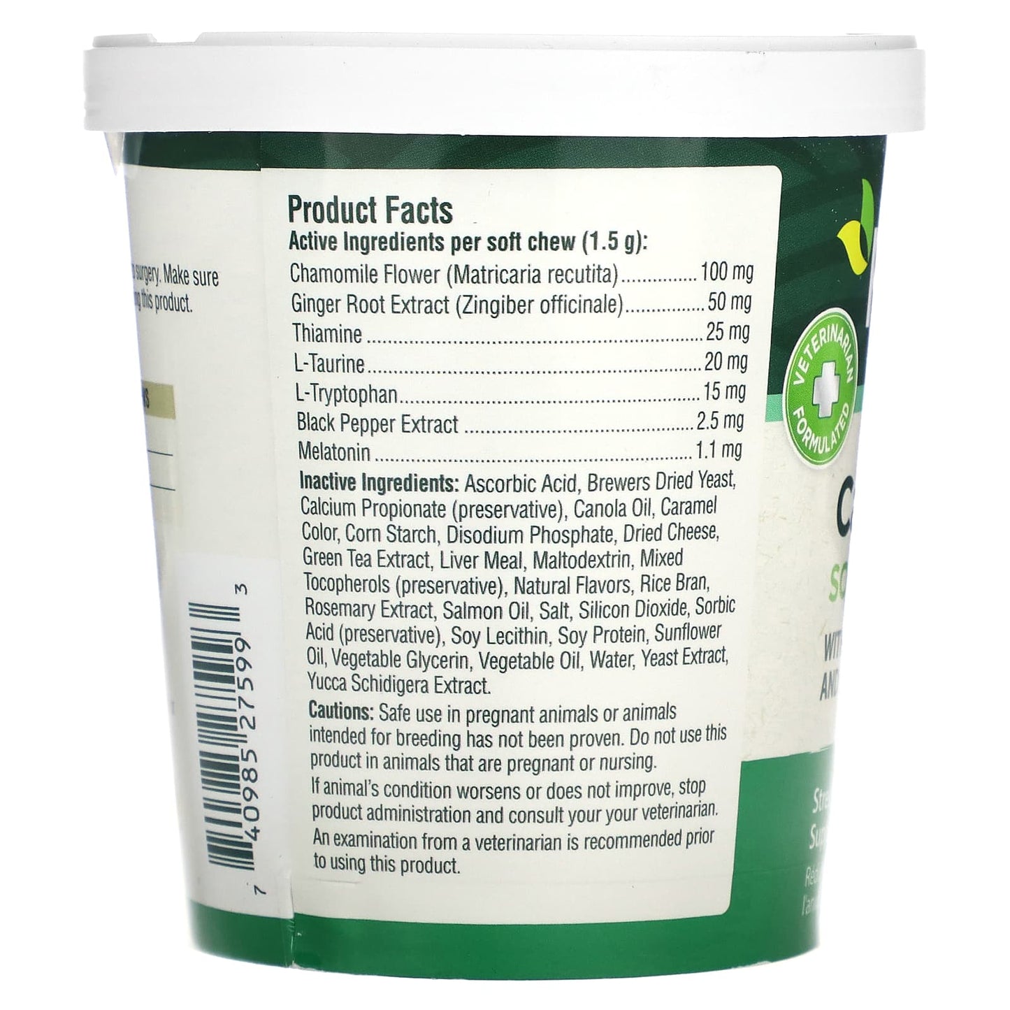 petnc NATURAL CARE, Calming Aid Soft Chews, All Dog, Liver, 120 Soft Chews, 6.3 oz (180 g) - Image 2