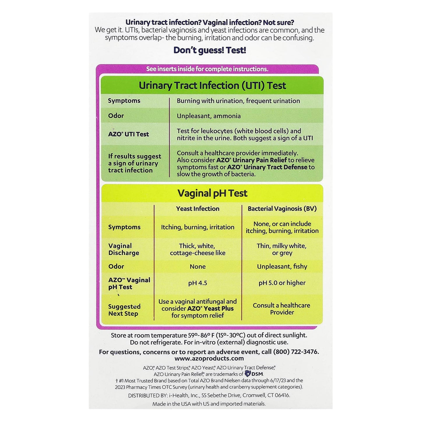 Azo UTI & Vaginal pH Test Kit | Accurate Home Testing - Image 2