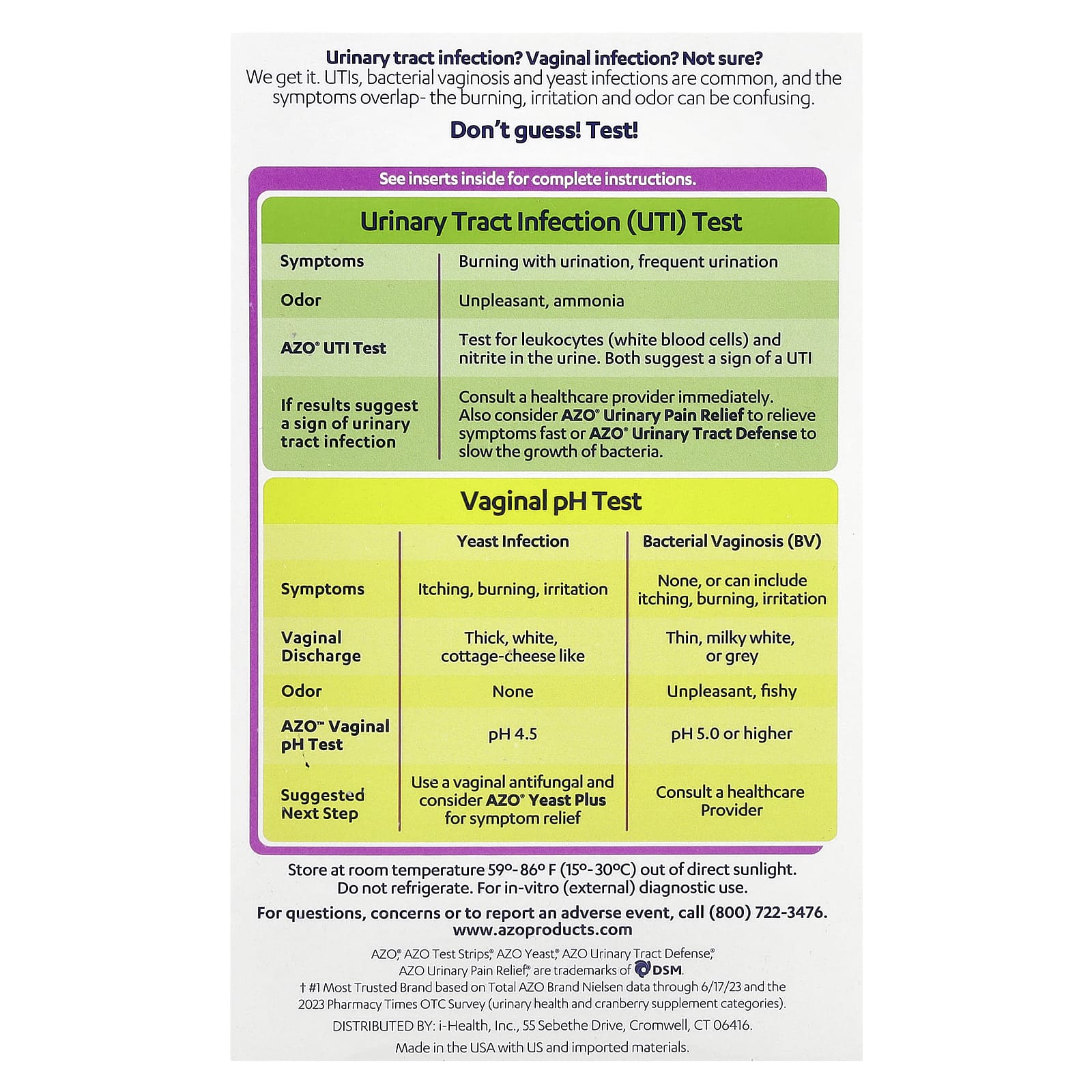 Azo UTI & Vaginal pH Test Kit | Accurate Home Testing - Image 2