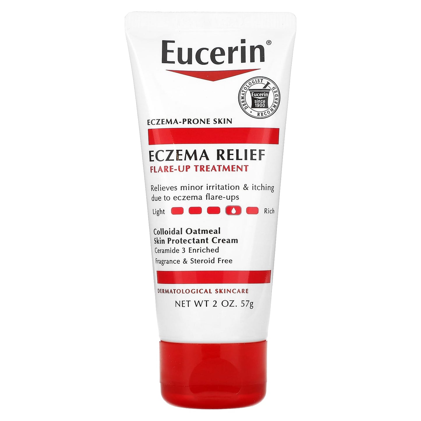 Eucerin Eczema Relief Flare-Up Treatment, 2 oz | Soothing Skin Cream - Image 1