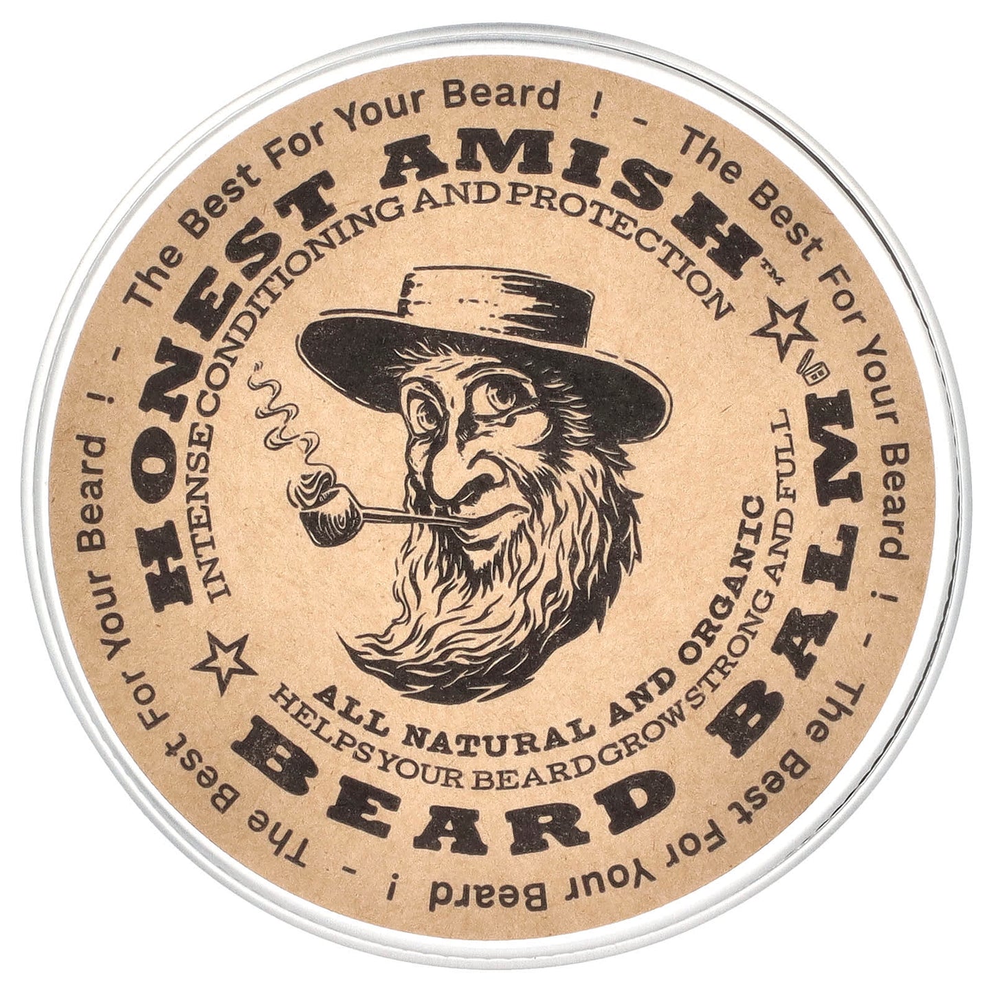 Honest Amish Beard Balm | Intense Conditioning & Protection - Image 1
