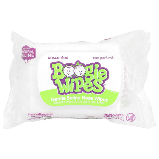 Gentle Unscented Nose Wipes for Babies & Kids by Boogie Wipes - Image 1