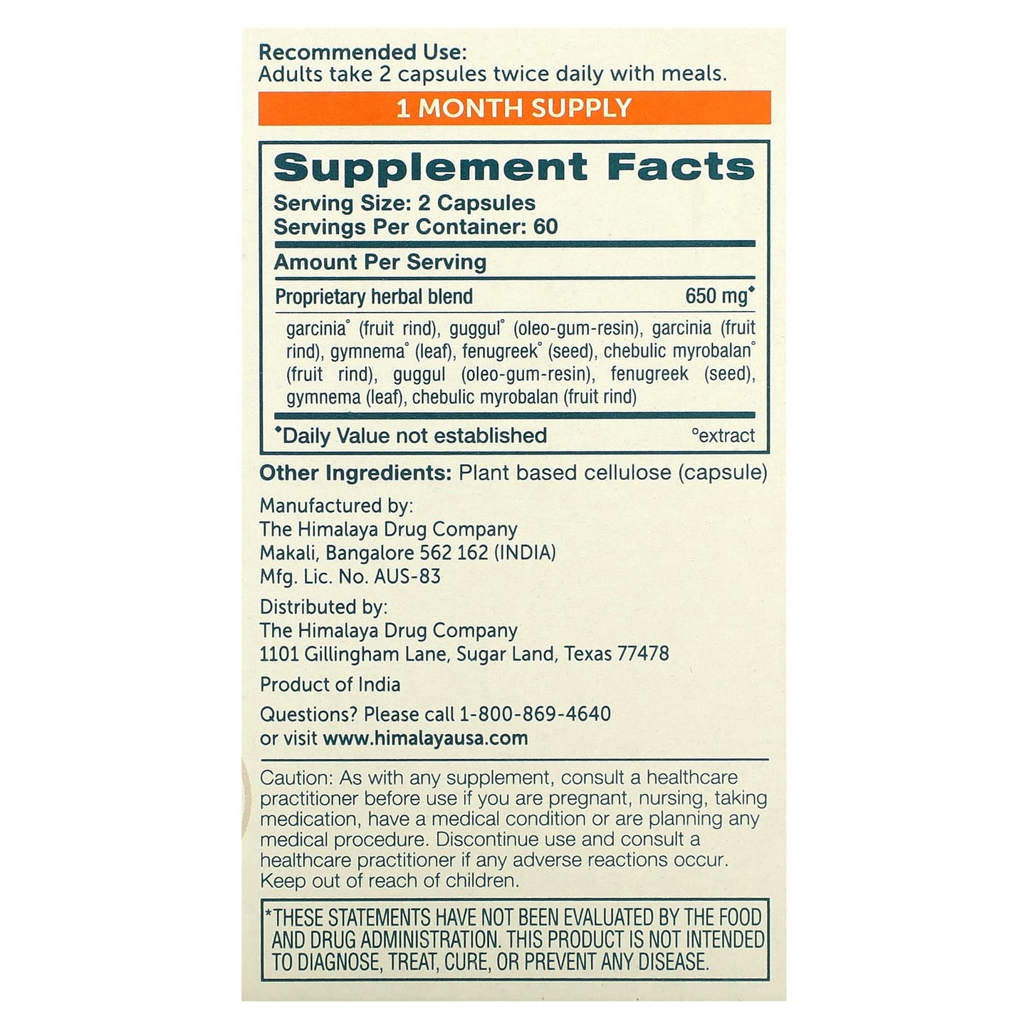 Himalaya LeanCare for Weight Management - 120 Capsules - Image 2