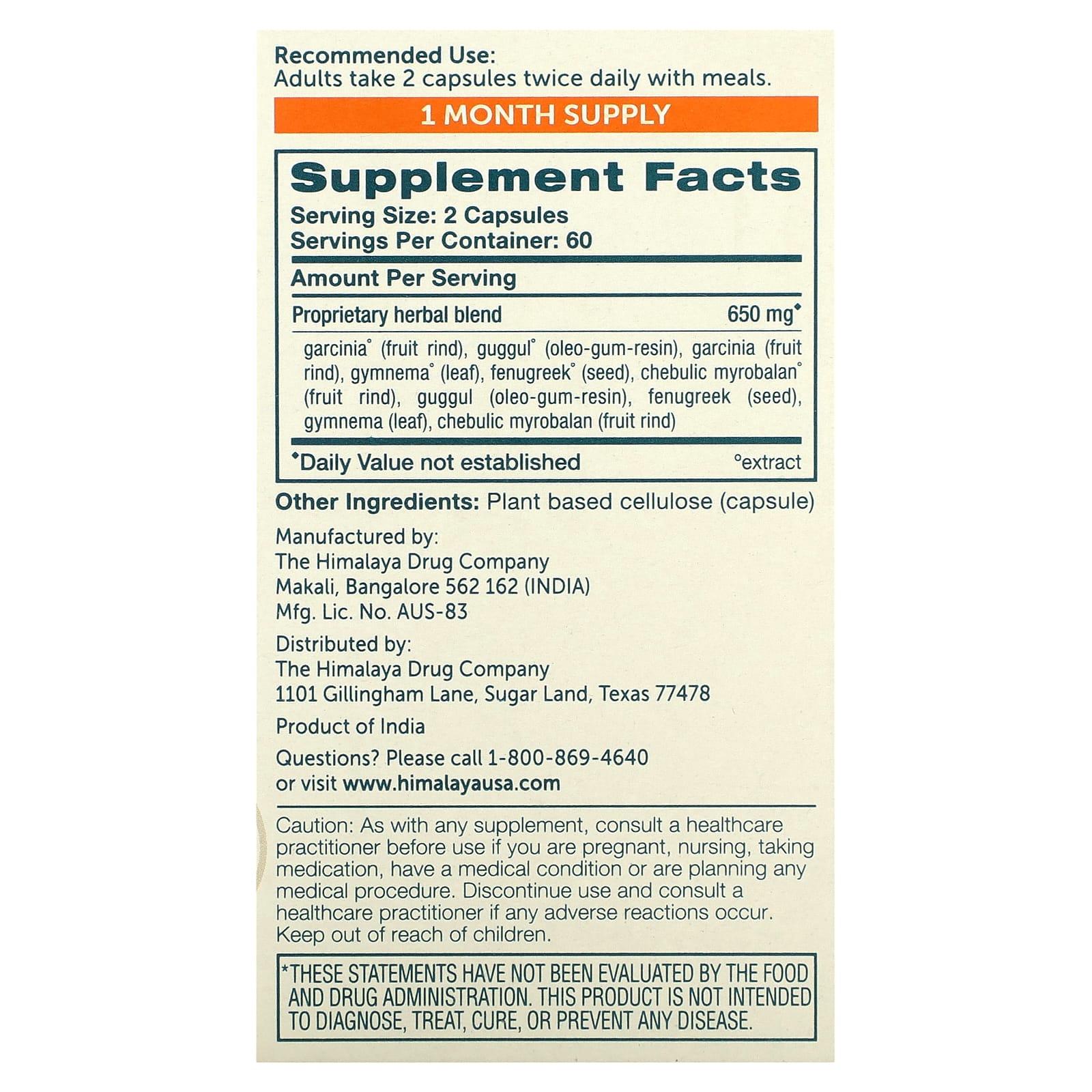 Himalaya LeanCare for Weight Management - 120 Capsules - Image 2