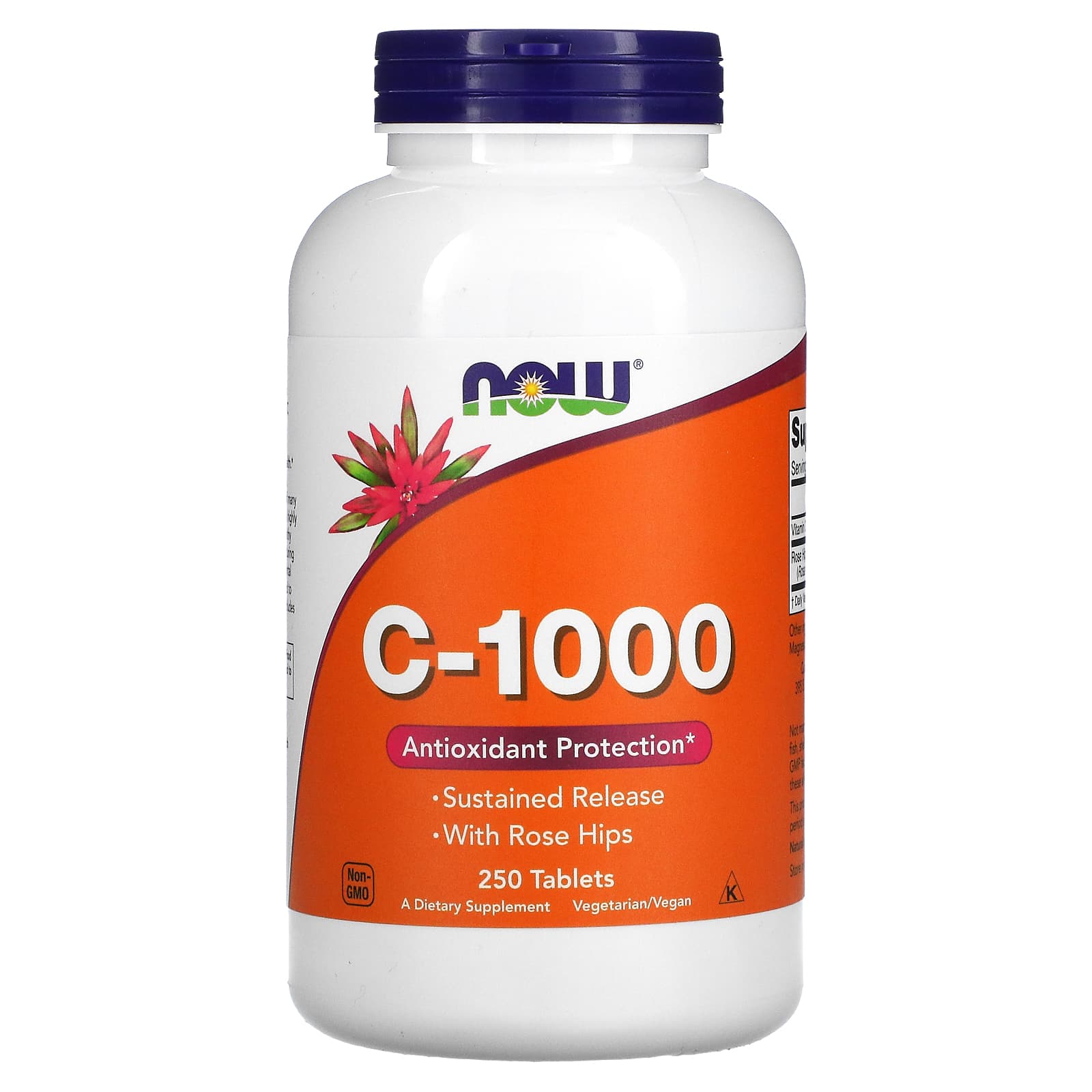 NOW Foods, C-1000, 250 Tablets - Image 1