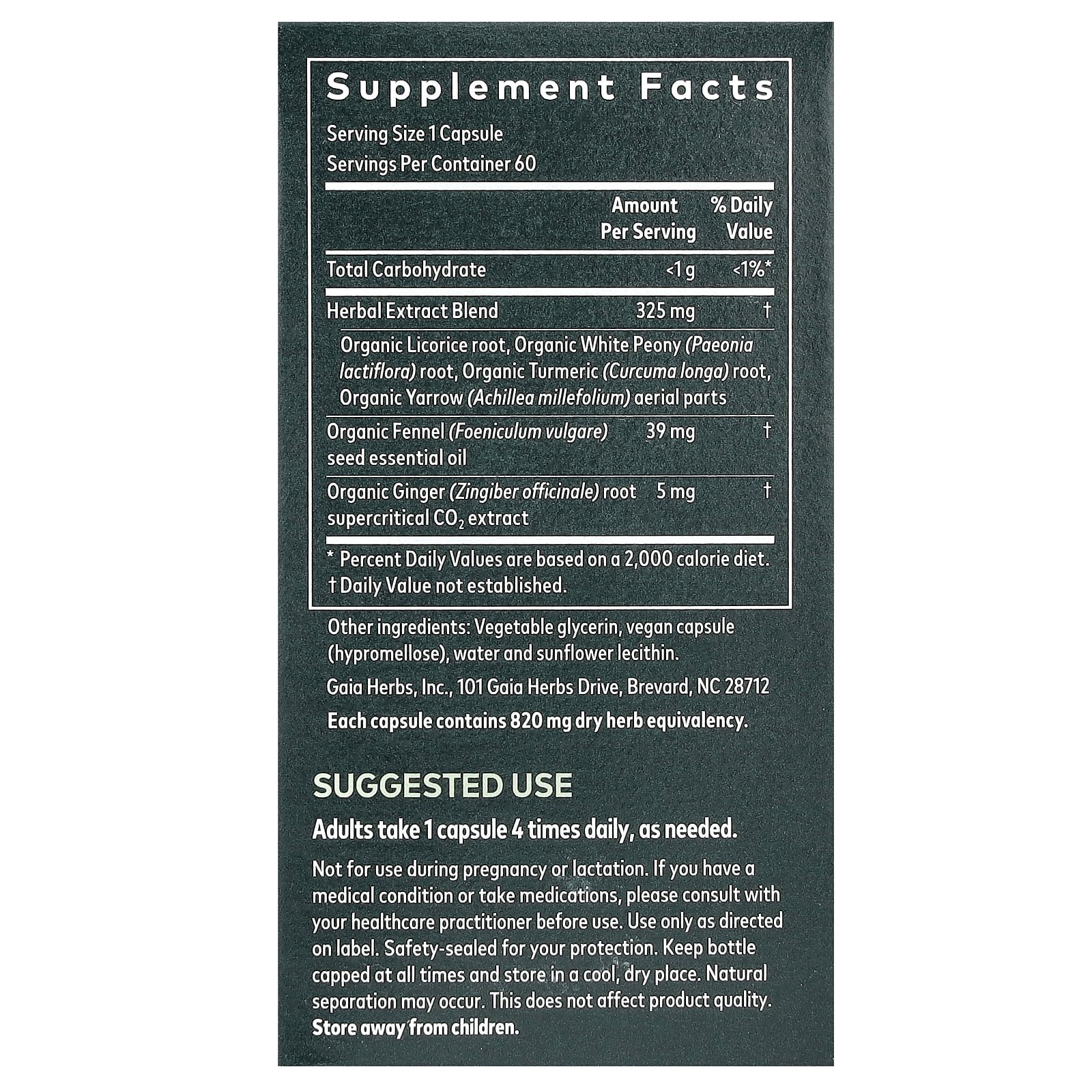 Cramp Relief for Women with Gaia Herbs, Vegan Liquid Phyto-Caps - Image 2