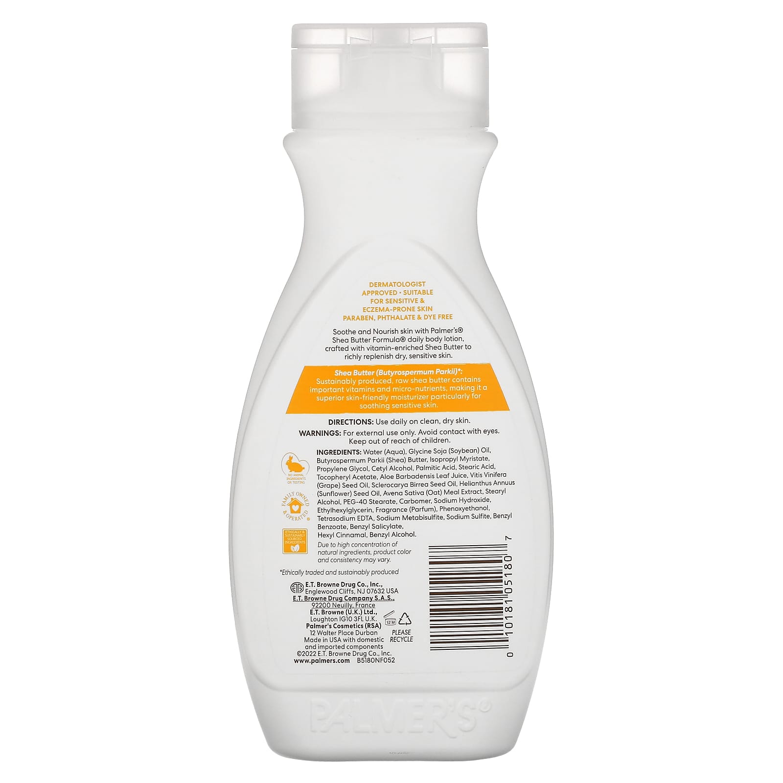 Palmer's, Shea Butter Formula® with Vitamin E, Daily Body Lotion, 8.5 fl oz (250 ml) - Image 2