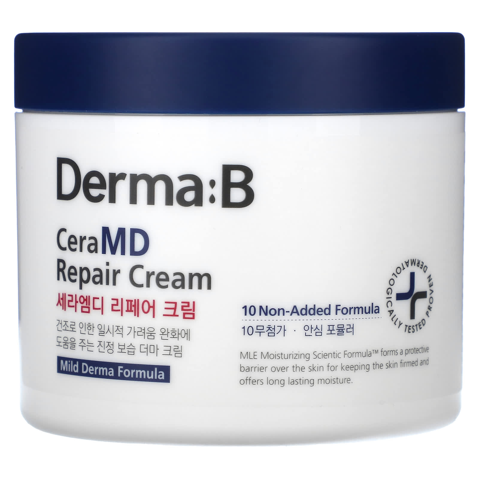 Derma:B CeraMD Repair Cream - Intensive Moisturizing Formula for Dry Skin - Image 1