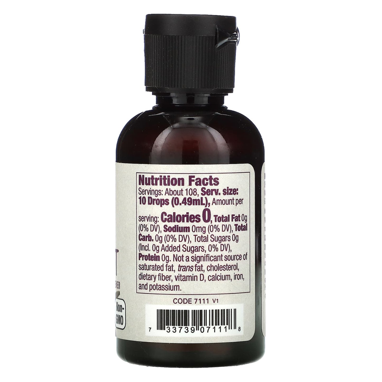 NOW Foods, Real Food, Organic Monk Fruit, Liquid Sweetener, Vanilla, 1.8 fl oz (53 ml) - Image 2