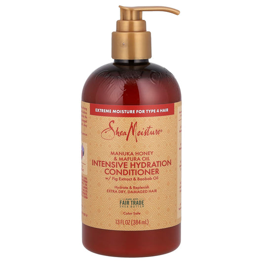 SheaMoisture, Manuka Honey & Mafura Oil, Intensive Hydration Conditioner, 13 fl oz (384 ml) - Image 1