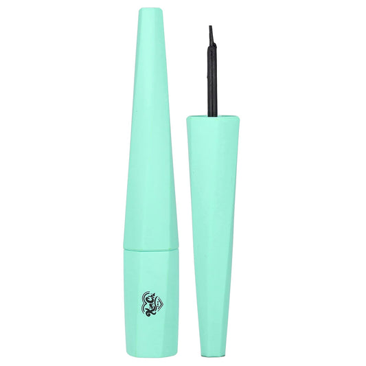 KimChi Chic Beauty, Stage Proof Liquid Liner®, 01 Classic Brush, Blackest Black , 0.1 fl oz (3 ml) - Image 1