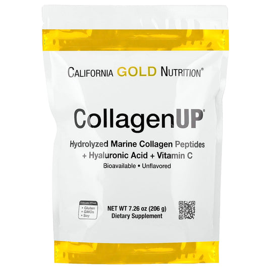 Hydrolyzed Marine Collagen Peptides with Hyaluronic Acid & Vitamin C - 7.26 oz - Image 1