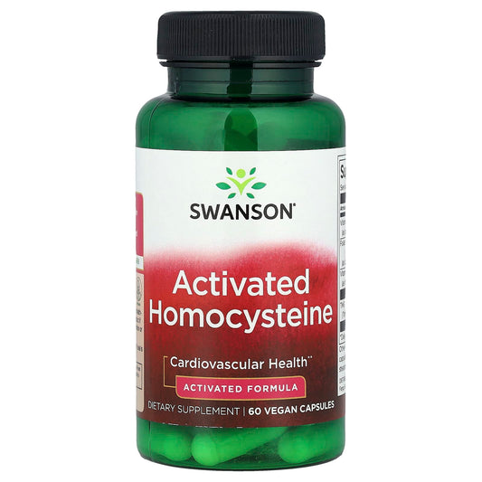Swanson, Activated Homocysteine, 60 Vegan Capsules - Image 1