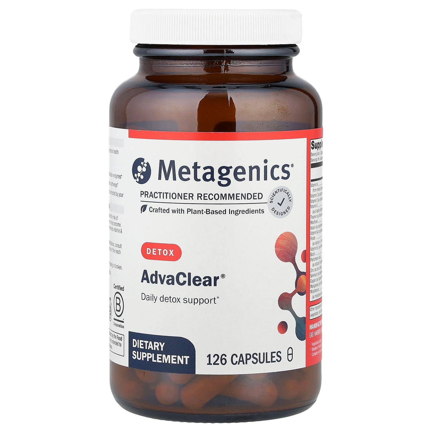 Metagenics, AdvaClear®, 126 Capsules - Image 1
