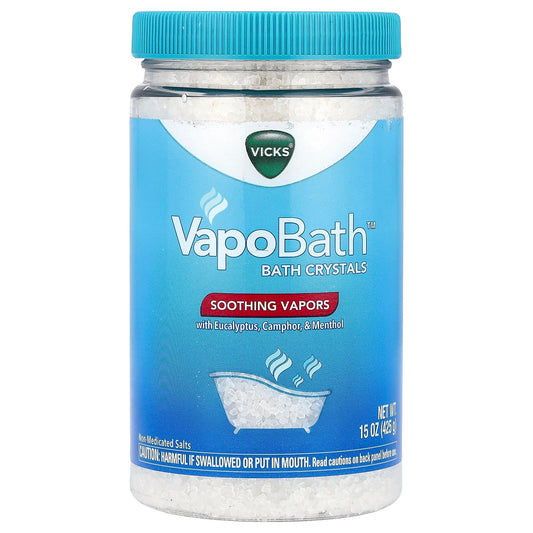 Vicks, VapoBath™, Bath Crystals, Soothing Vapors, 15 oz (425 g) - Image 1