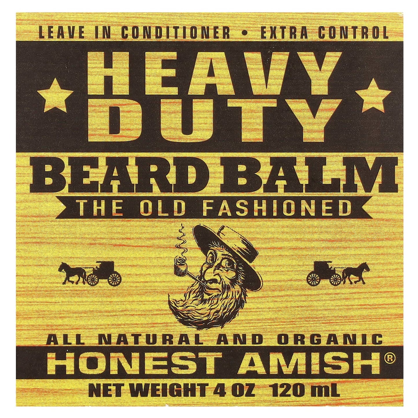 Natural Beard Balm by Honest Amish - 4 oz, All-Natural, Organic - Image 2
