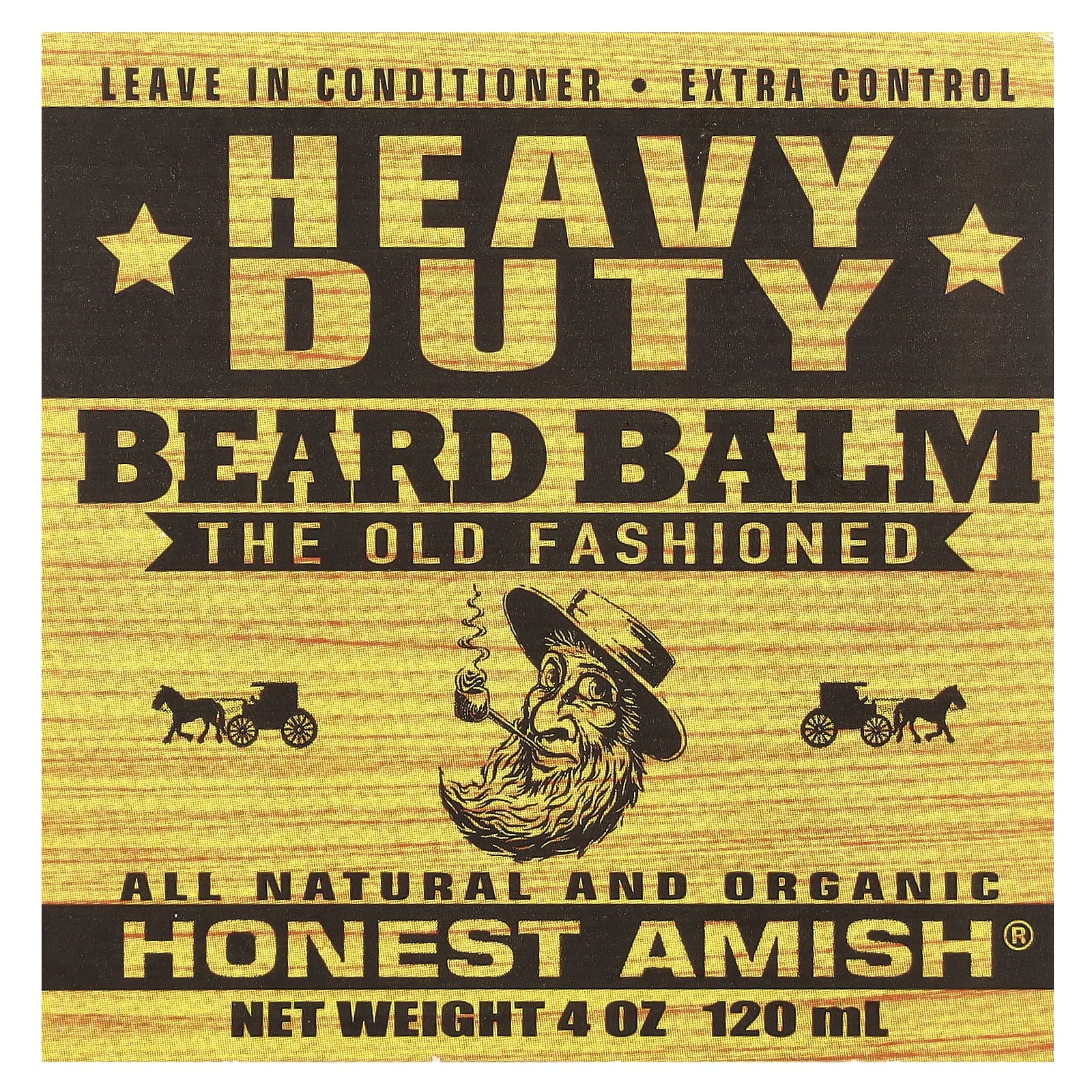 Natural Beard Balm by Honest Amish - 4 oz, All-Natural, Organic - Image 2