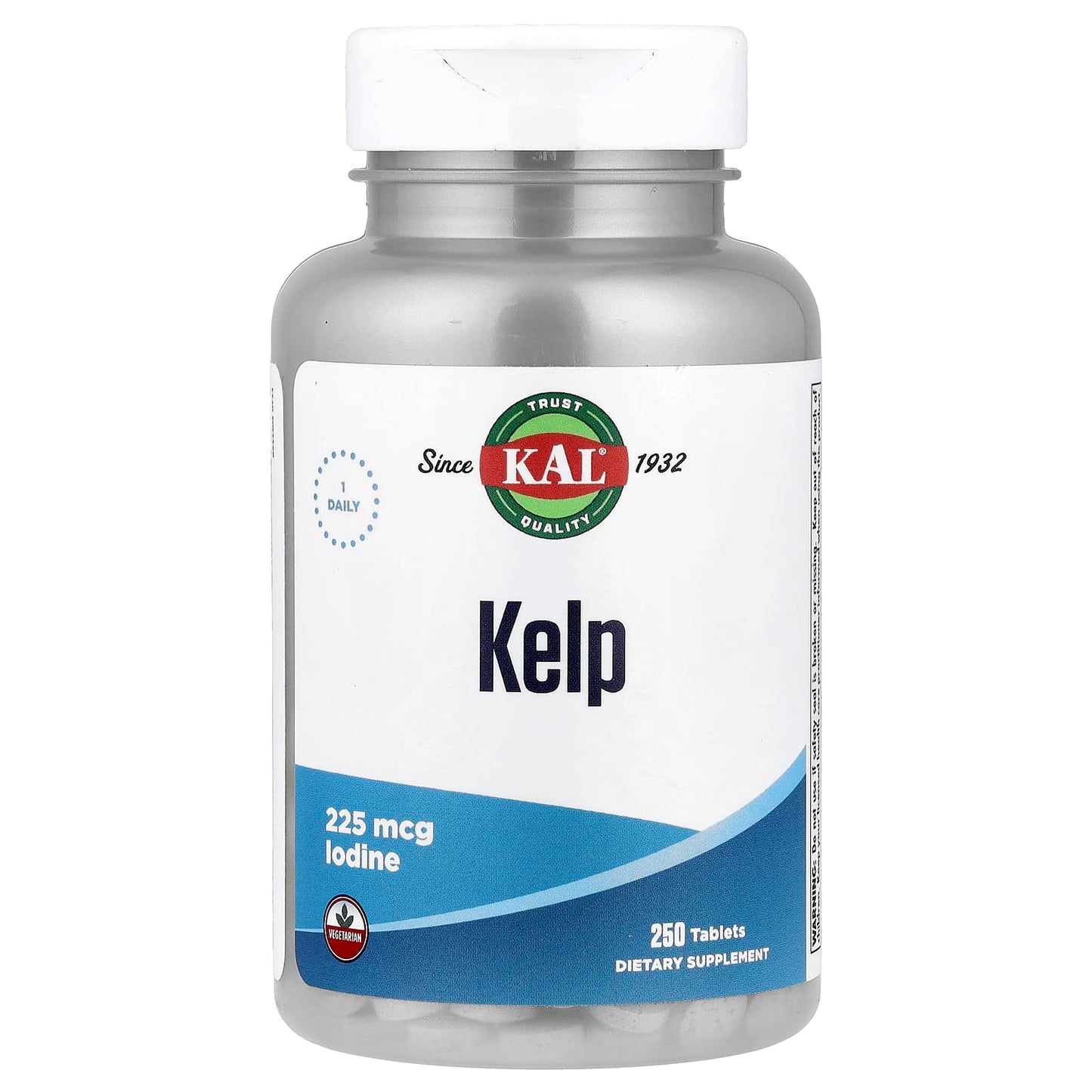KAL Kelp 250 Tablets - Thyroid Support & Vitamins - Image 1