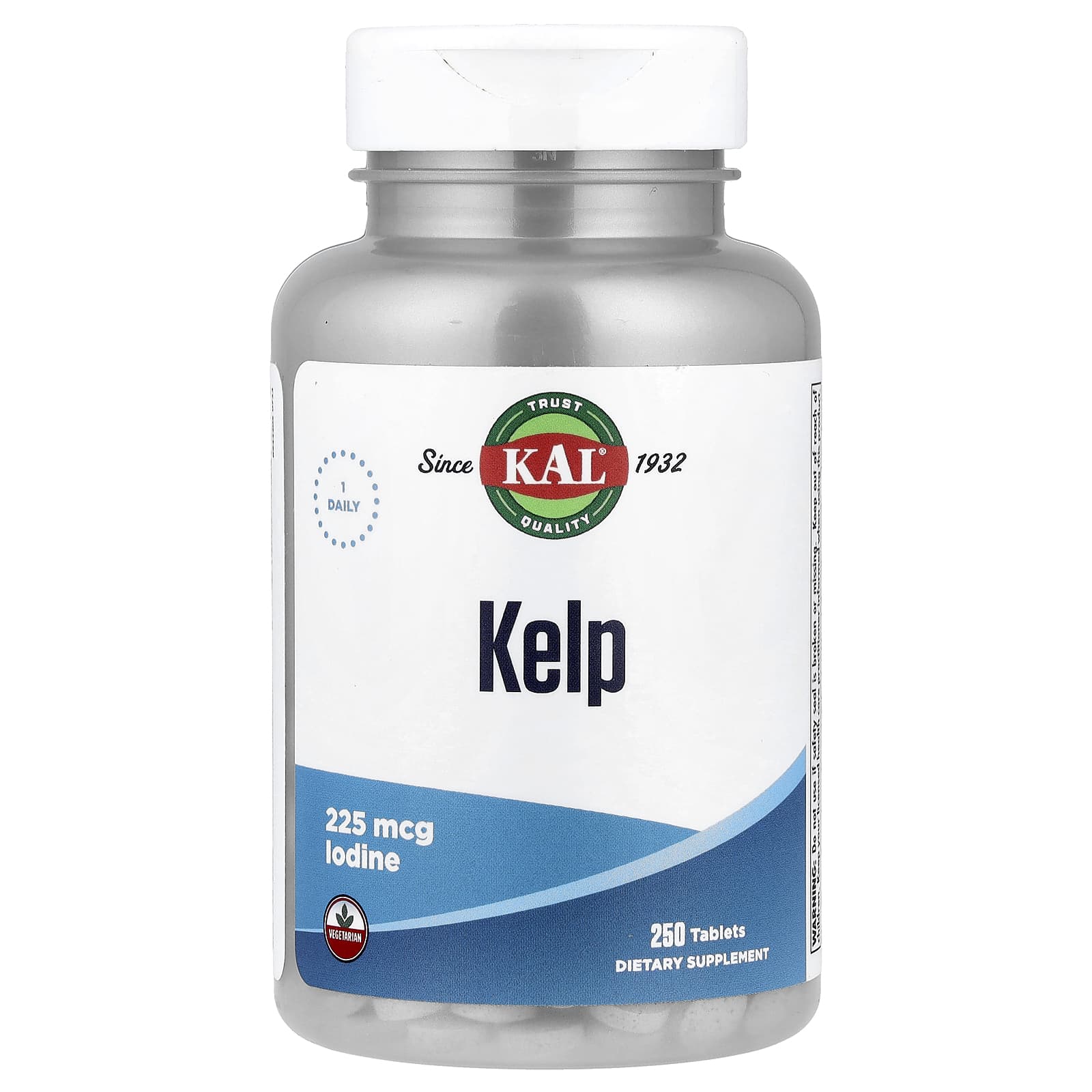 KAL Kelp 250 Tablets - Thyroid Support & Vitamins - Image 1