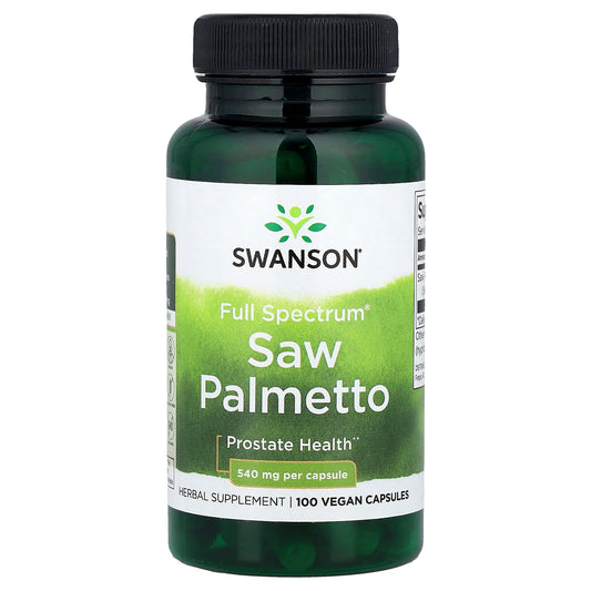 Swanson, Full Spectrum® Saw Palmetto, 540 mg, 100 Vegan Capsules - Image 1