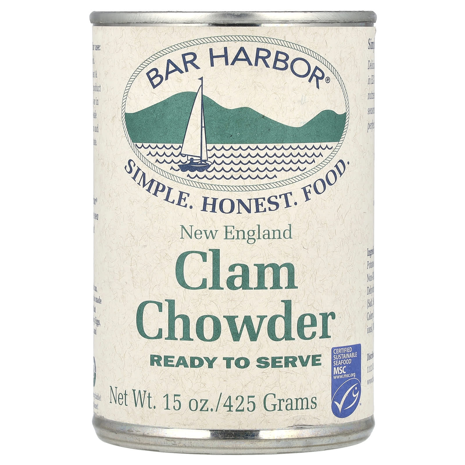 Sustainable New England Clam Chowder by Bar Harbor - Ready to Serve - Image 1