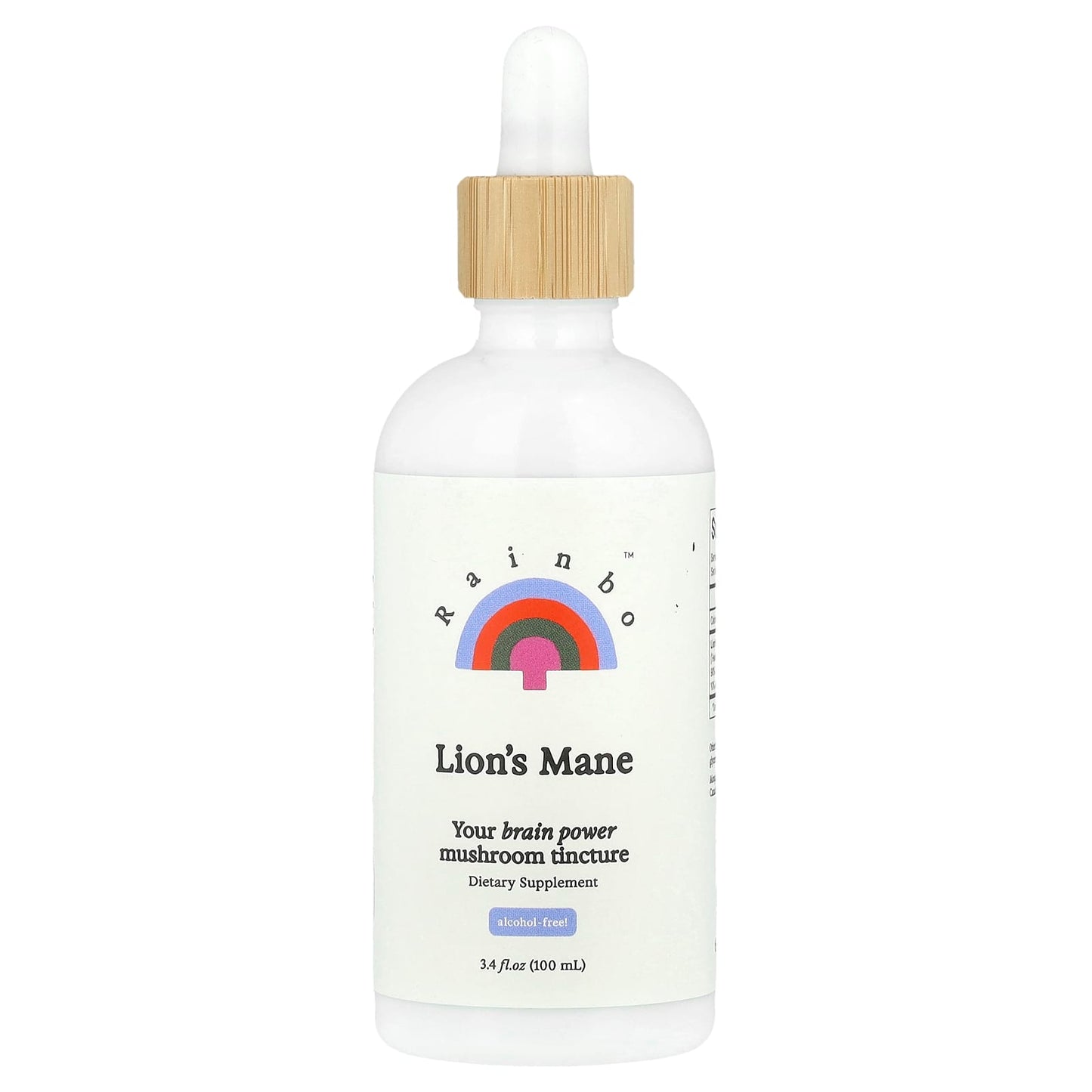 Rainbo, Lion's Mane, Alcohol-Free, 3.4 fl oz (100 ml) - Image 1