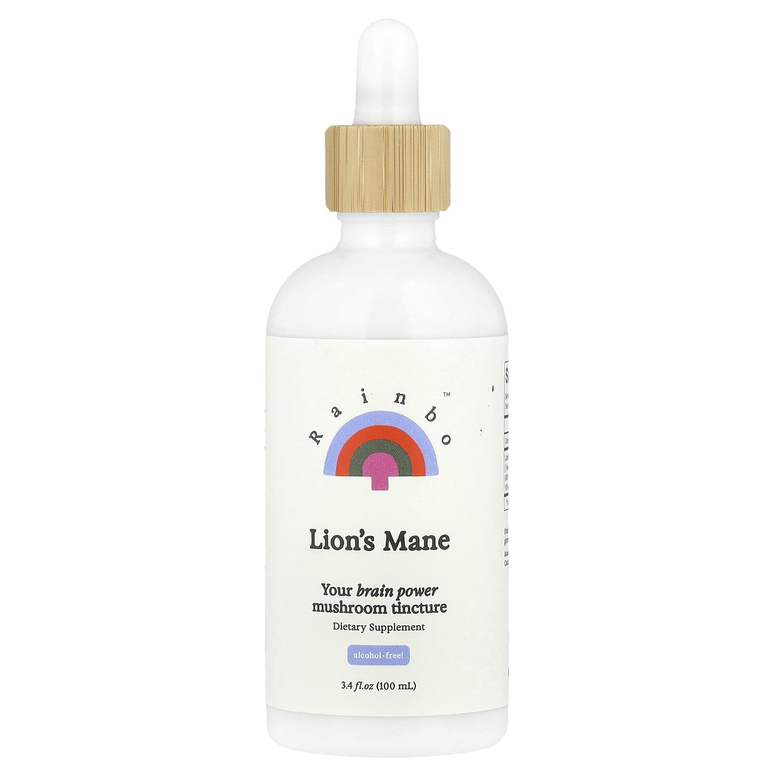 Rainbo, Lion's Mane, Alcohol-Free, 3.4 fl oz (100 ml) - Image 1
