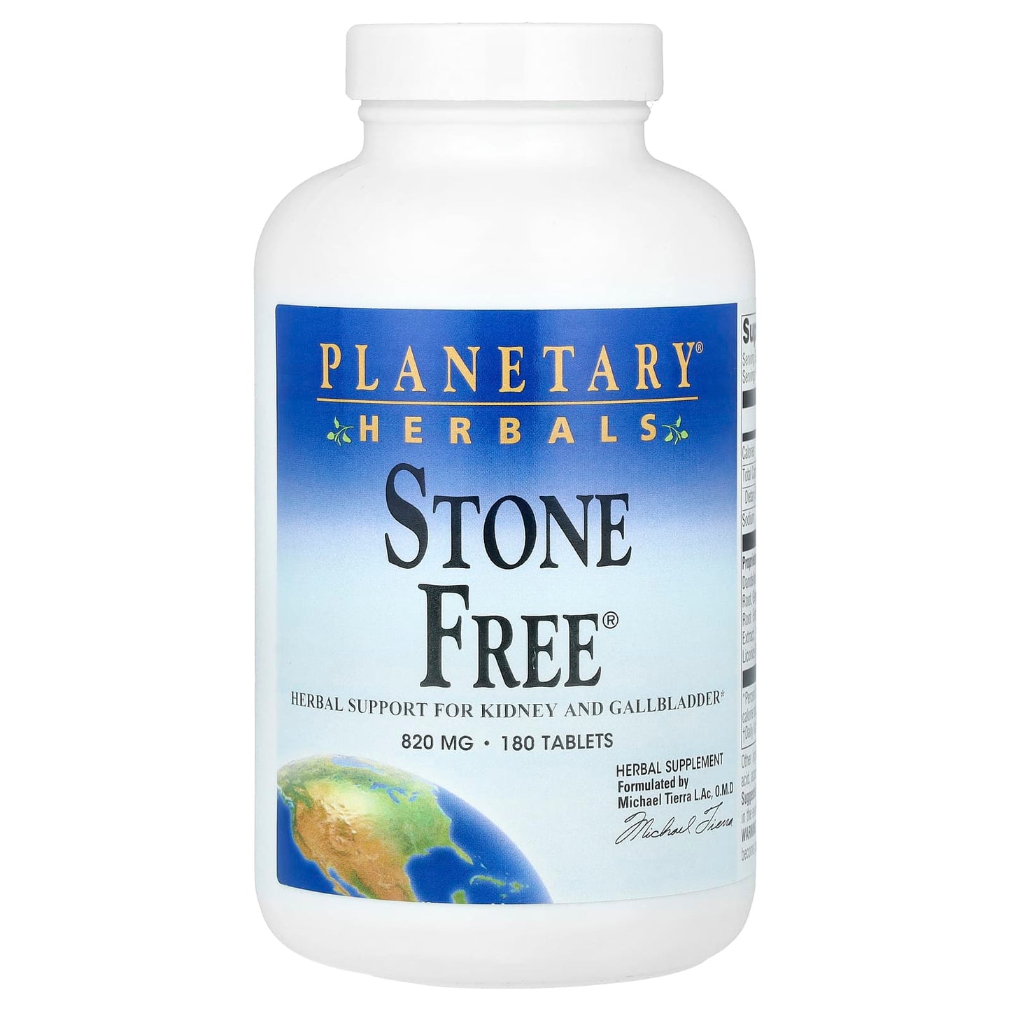 Planetary Herbals, Stone Free®, 180 Tablets - Image 1