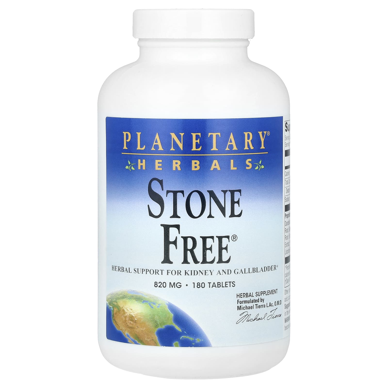 Planetary Herbals, Stone Free®, 180 Tablets - Image 1