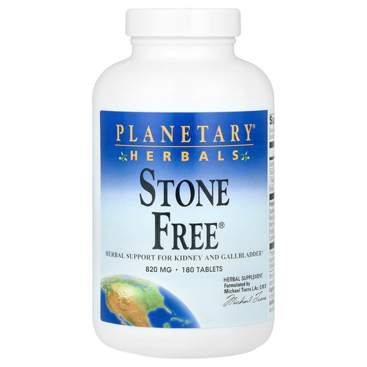 Planetary Herbals, Stone Free®, 180 Tablets - Image 1