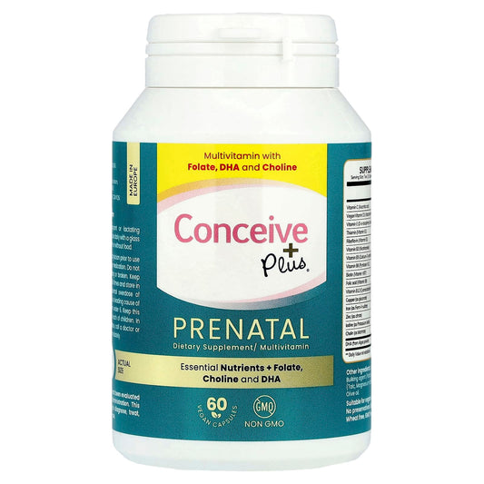 Conceive Plus Prenatal Support for Women - 60 Vegan Capsules - Image 1