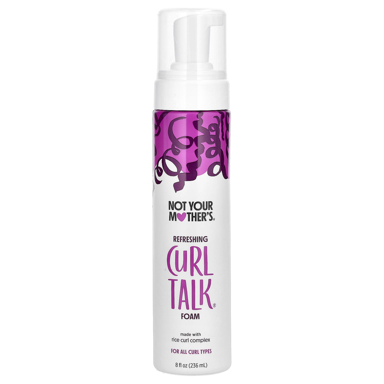 Not Your Mother's, Curl Talk, Refreshing Foam, 8 fl oz (236 ml) - Image 1