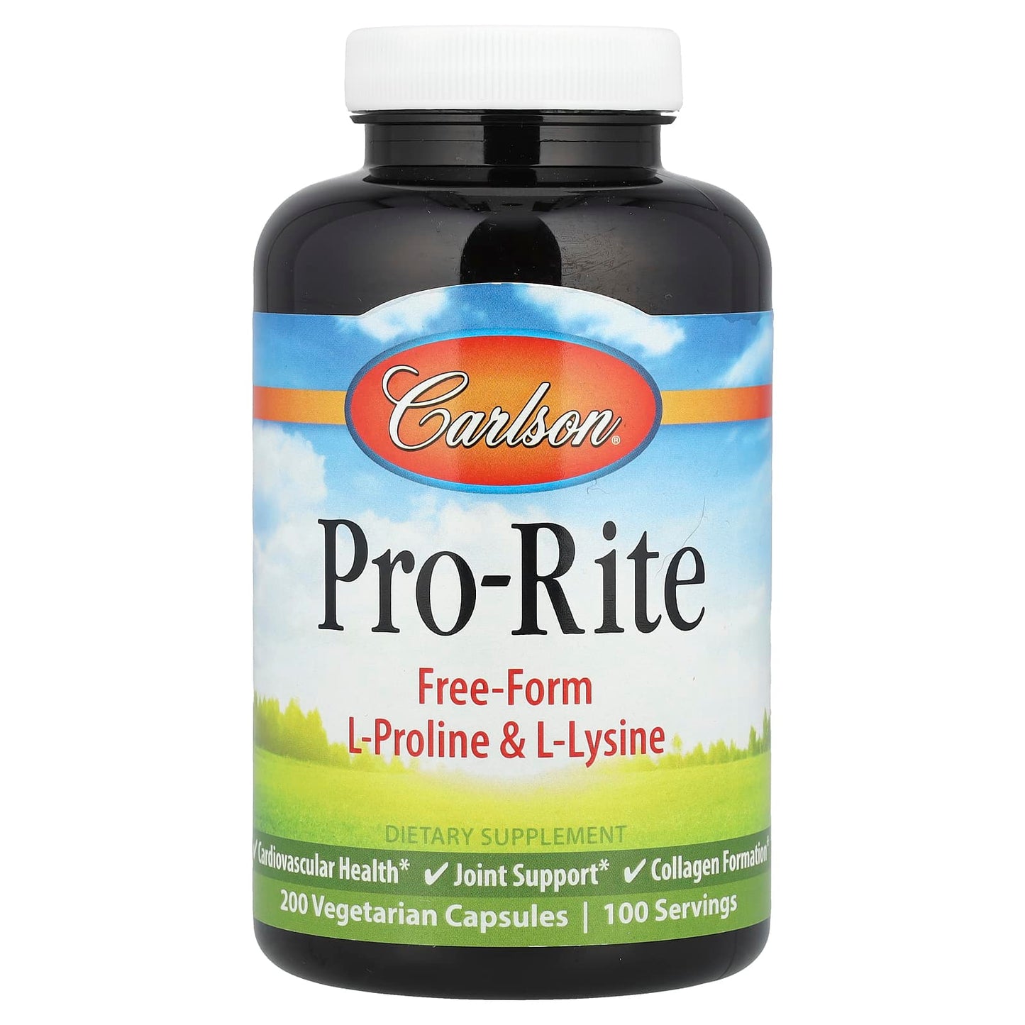 Carlson Pro-Rite L-Proline & L-Lysine for Cardiovascular & Joint Health - Image 1