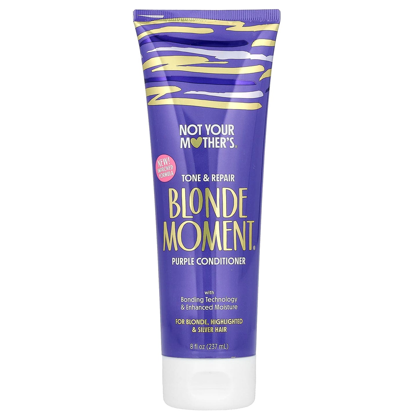 Not Your Mother's, Blonde Moment, Tone & Repair Purple Conditioner, For Blonde, Highlighted & Silver Hair, 8 fl oz (237 ml) - Image 1