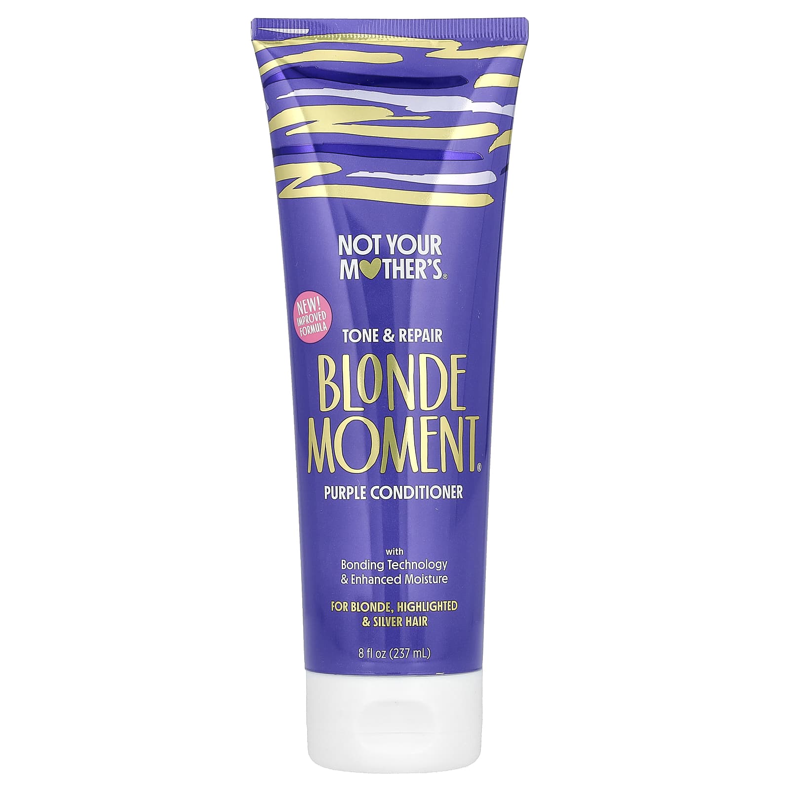 Not Your Mother's, Blonde Moment, Tone & Repair Purple Conditioner, For Blonde, Highlighted & Silver Hair, 8 fl oz (237 ml) - Image 1