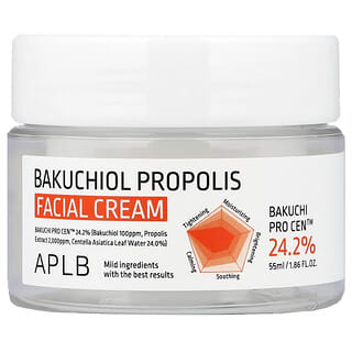 APLB Bakuchiol Propolis Facial Cream for Radiant, Hydrated Skin - 1.86 fl oz