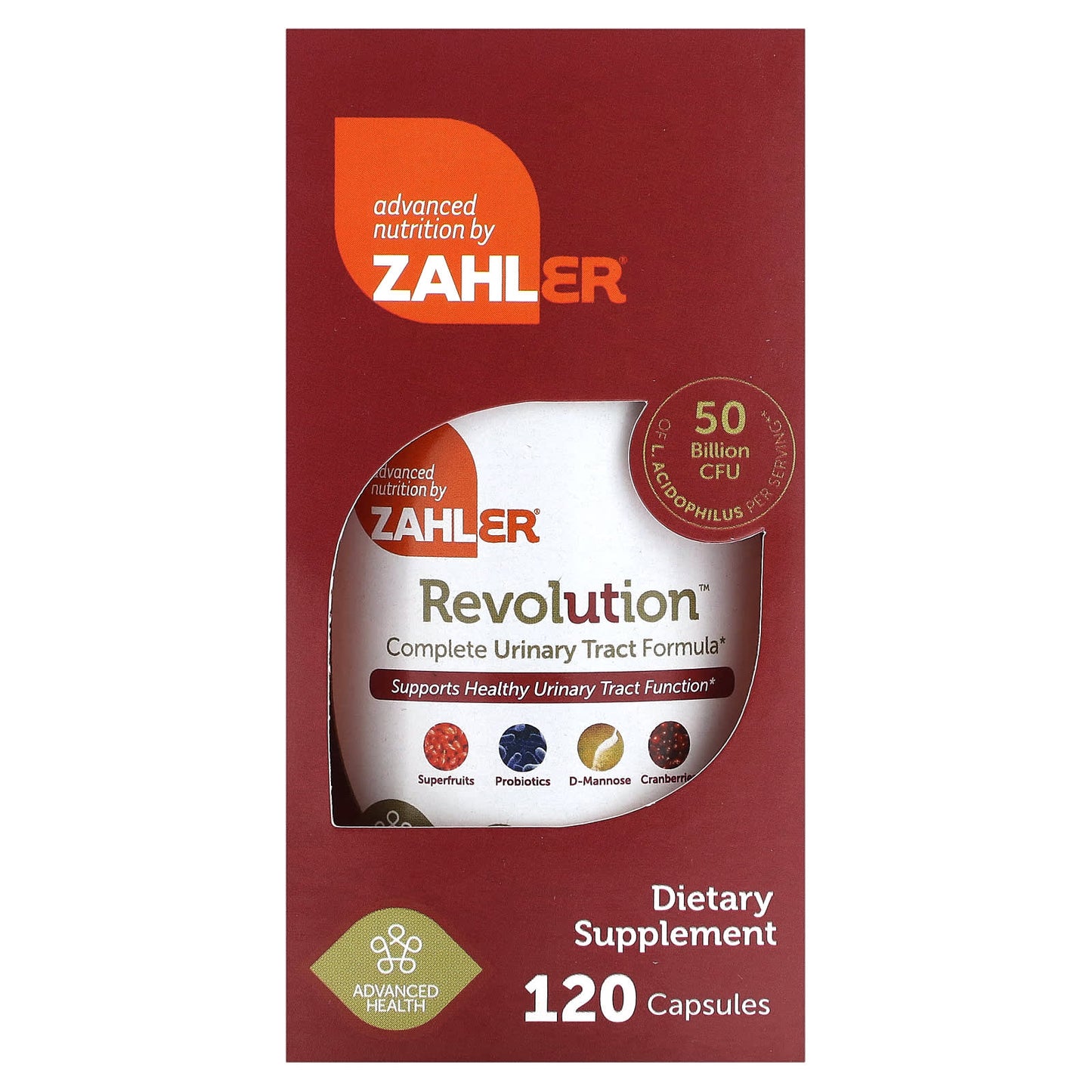 Zahler, Revolution, Complete Urinary Tract Formula, 120 Capsules - Image 1