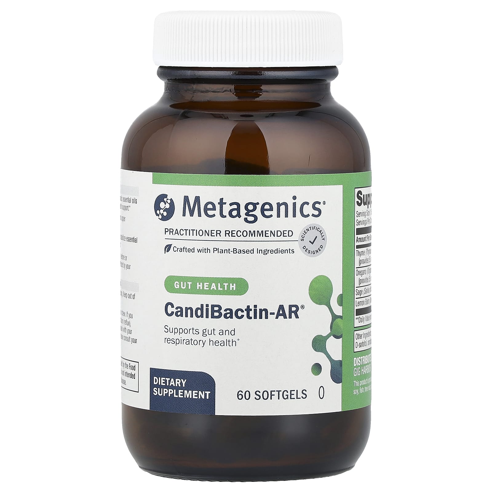 Metagenics, CandiBactin-AR®, 60 Softgels - Image 1