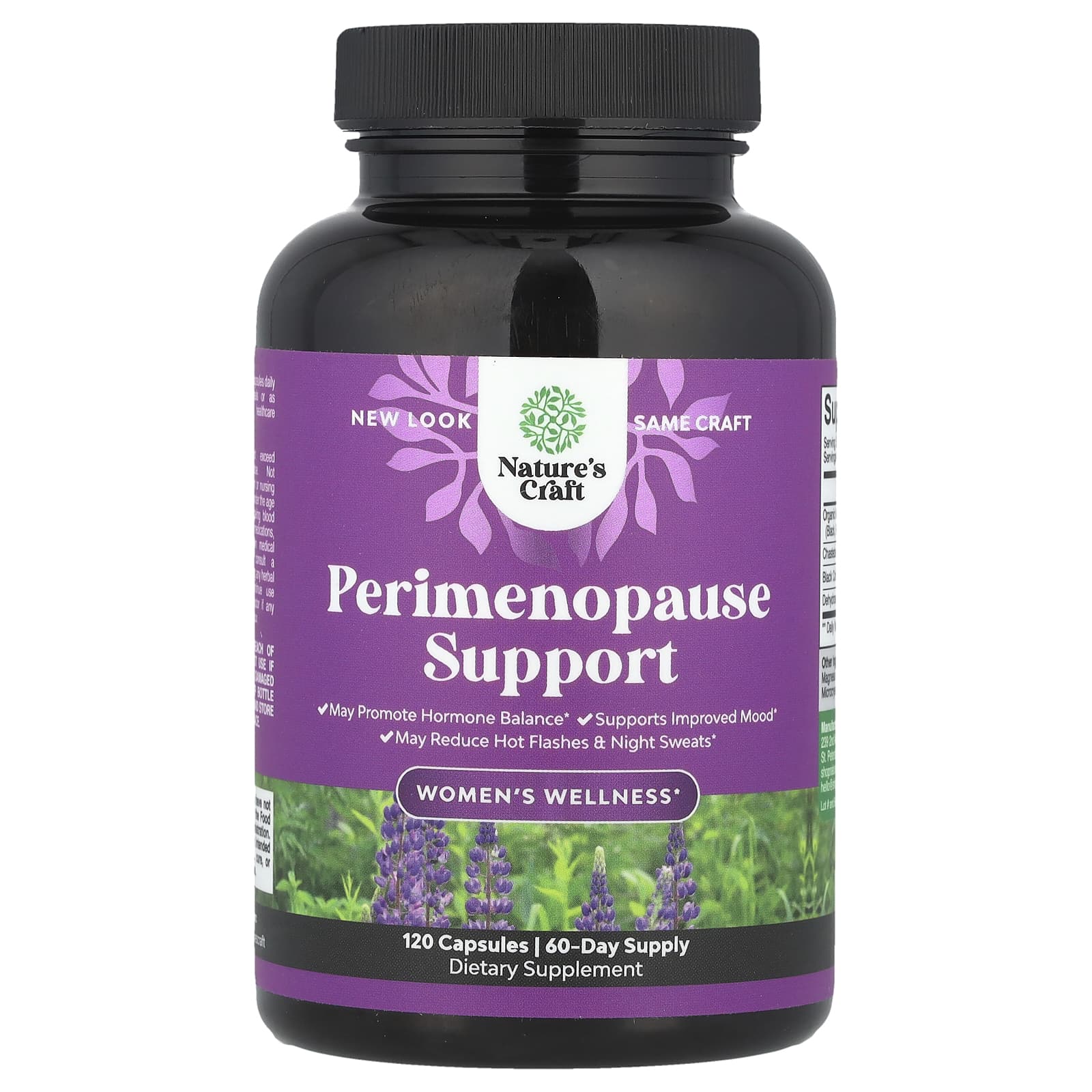Nature's Craft, Women's Wellness, Perimenopause Support, 120 Capsules - Image 1