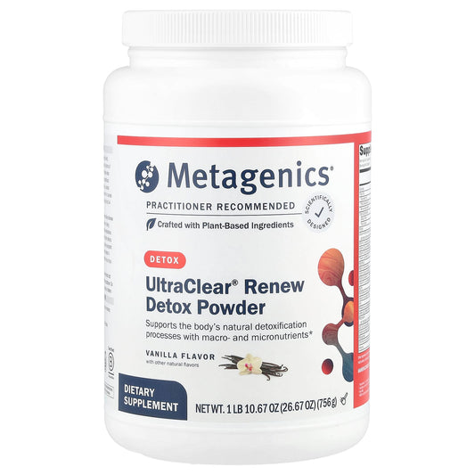 Metagenics, UltraClear® Renew Detox Powder, Vanilla, 26.67 oz (756 g) - Image 1