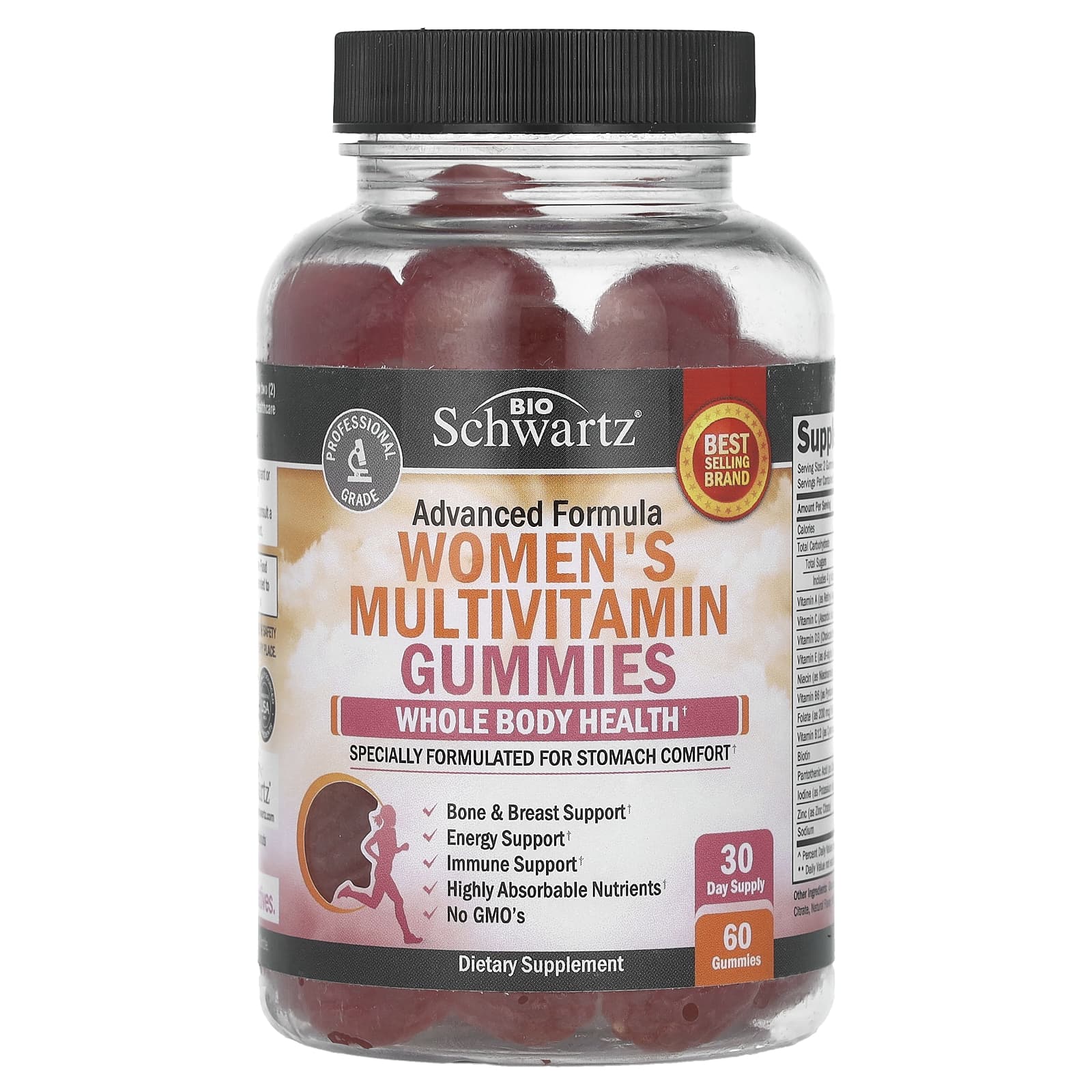 BioSchwartz Advanced Multivitamin Gummies for Women's Health - Image 1