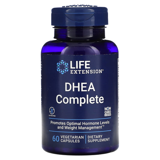 Life Extension, DHEA Complete, 60 Vegetarian Capsules - Image 1