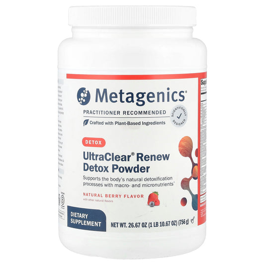 Metagenics, UltraClear® Renew Detox Powder, Natural Berry, 26.67 oz (756 g) - Image 1