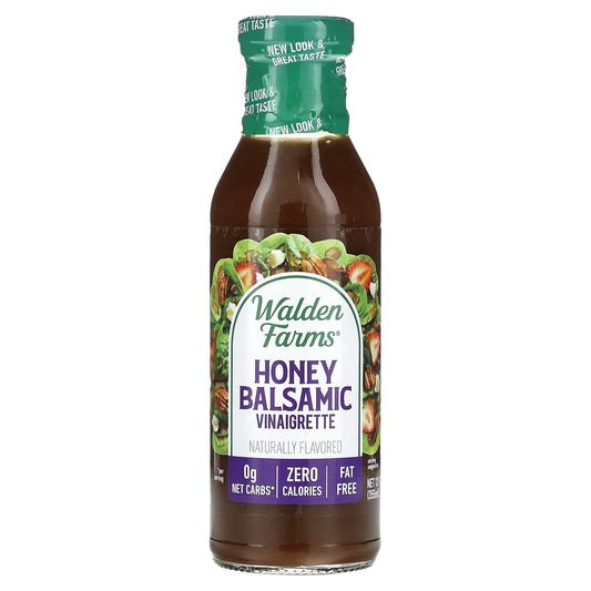 Walden Farms, Honey Balsamic Vinaigrette, 12 fl oz (355 ml) - Image 1