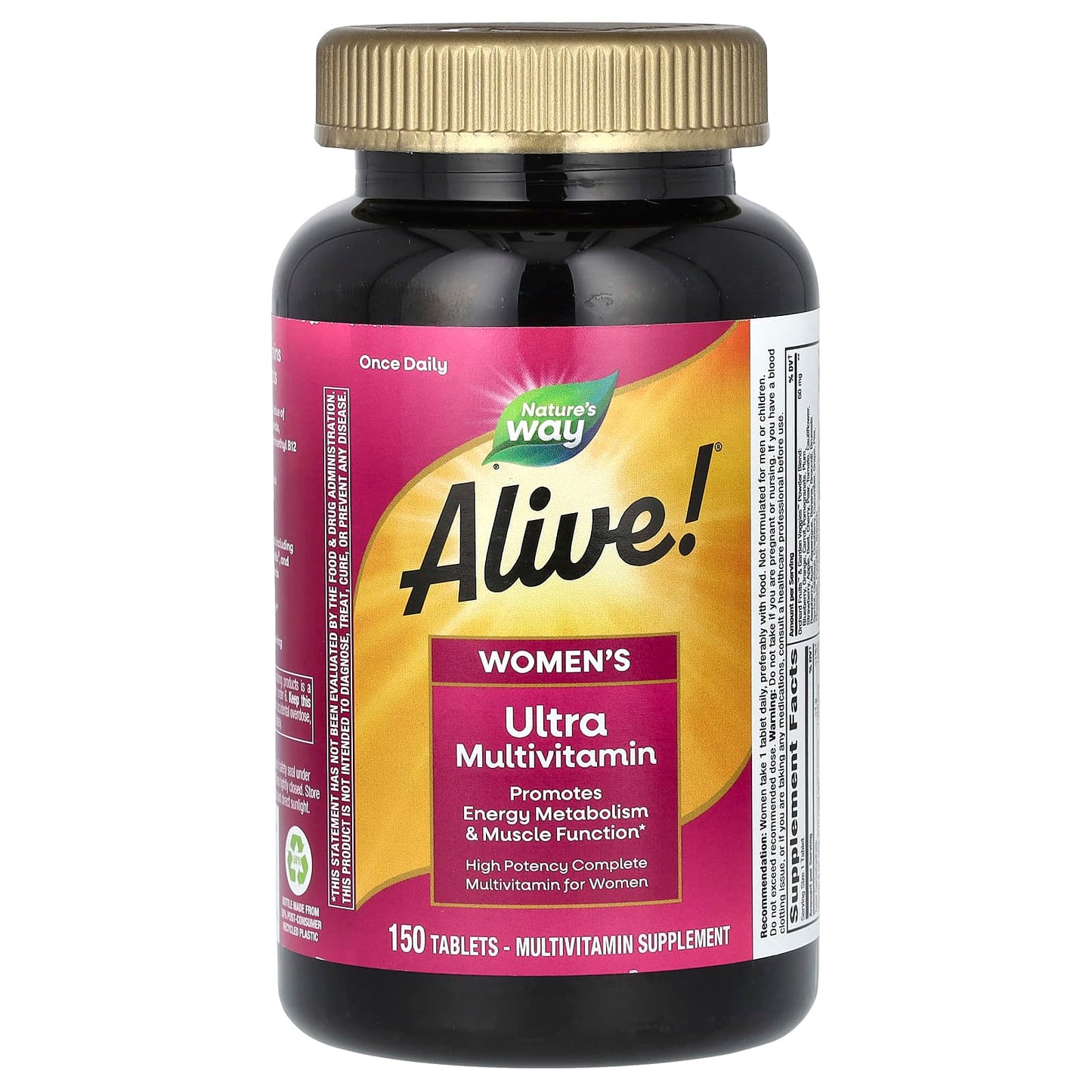 Nature's Way, Alive! Women's Ultra Multivitamin, 150 Tablets - Image 1