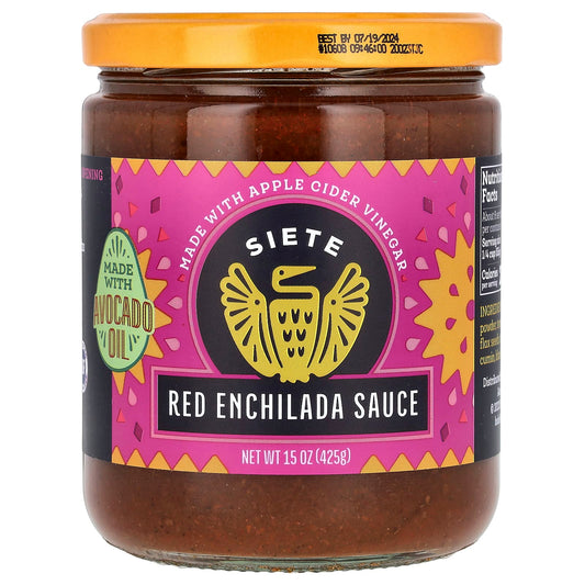 Siete, Red Enchilada Sauce, 15 oz (425 g) - Image 1