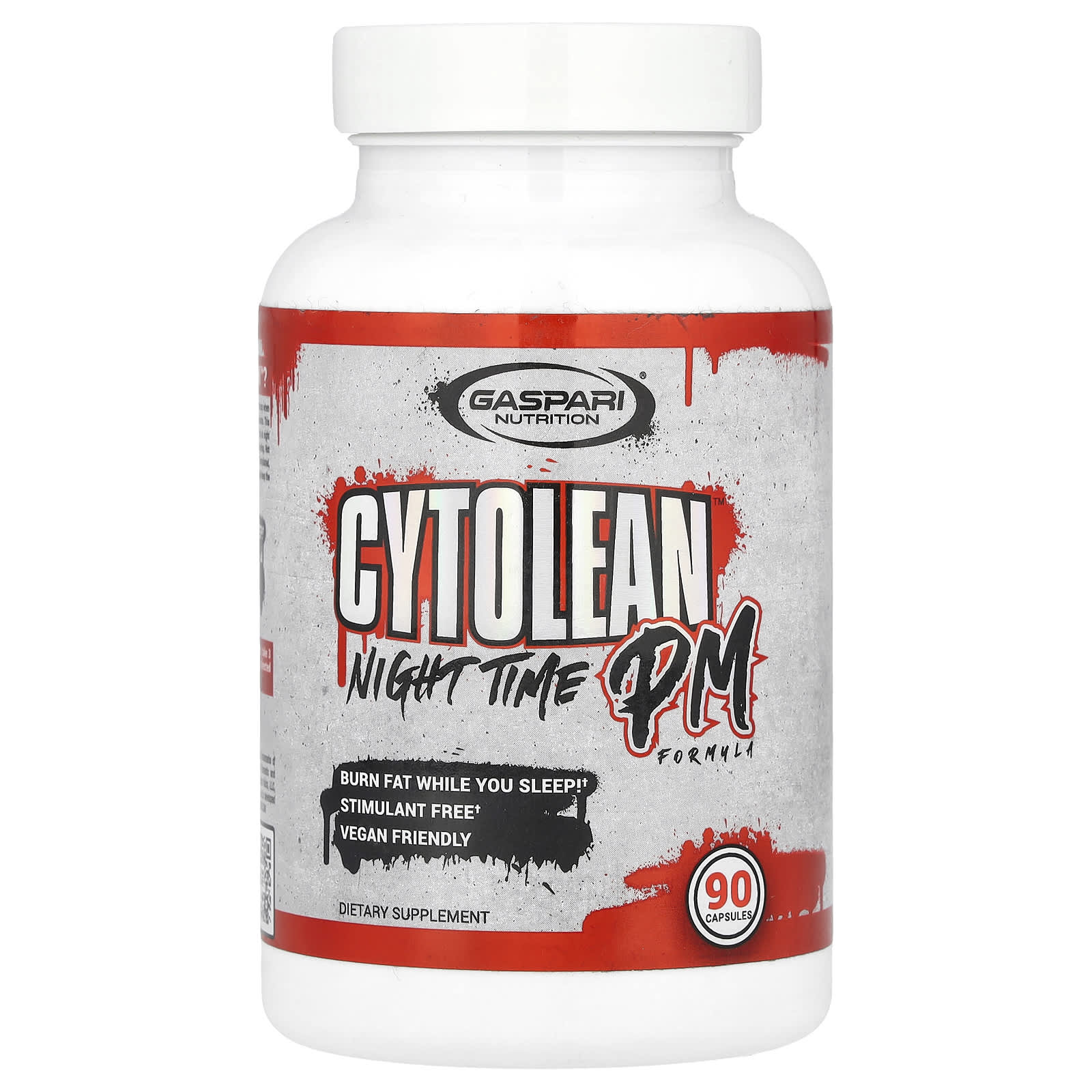 Gaspari Nutrition Cytolean Night Time PM Formula, 90 Stimulant-Free Capsules - Image 1